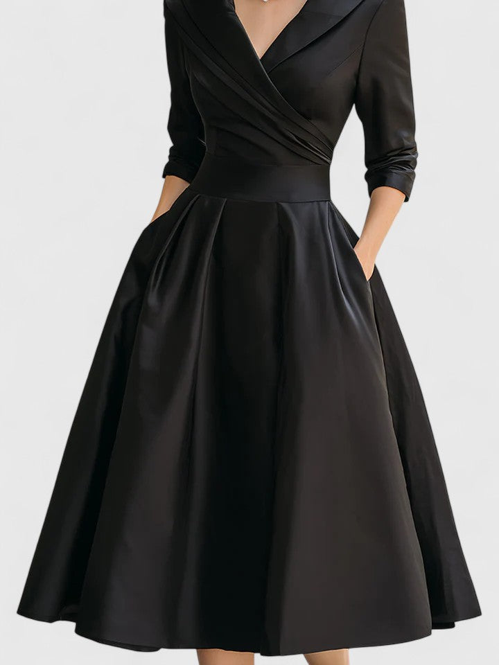 ZYRAH - Elegant Midi Dress