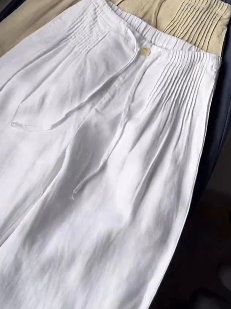 Gerame – Relaxed Wide-Leg Trousers