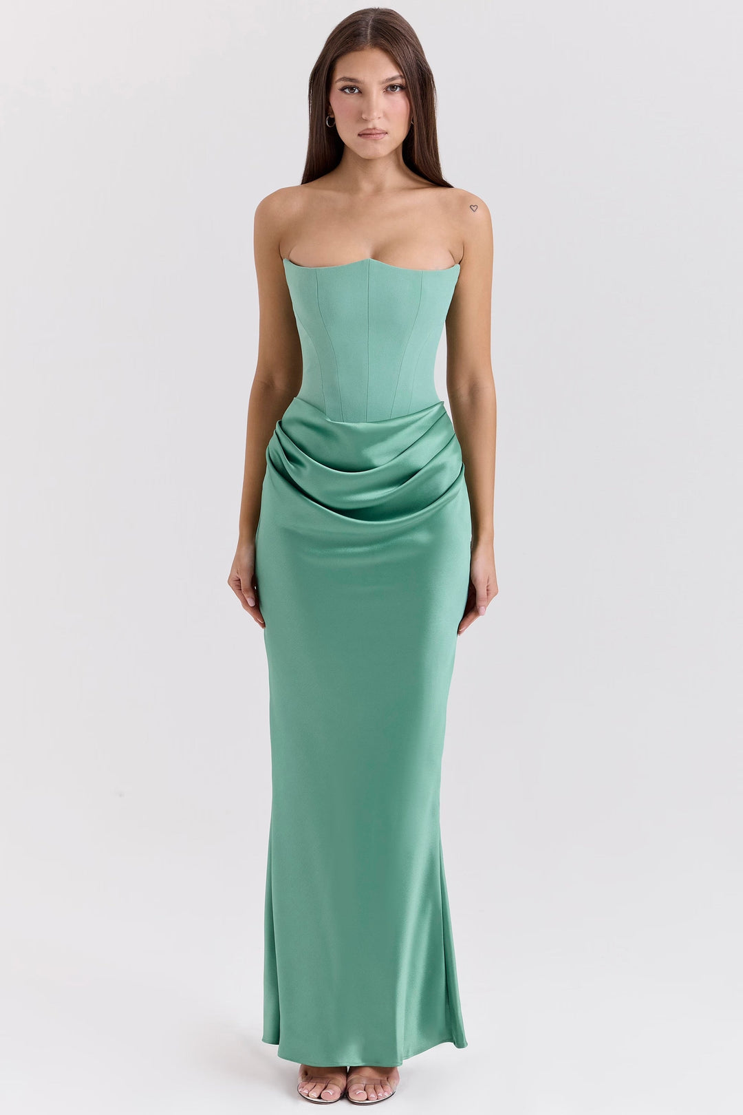 CYRILLA - Draped Elegance Dress