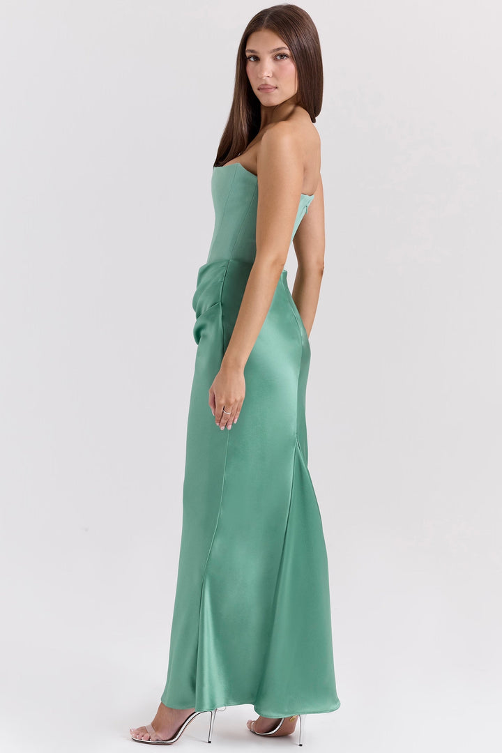 CYRILLA - Draped Elegance Dress