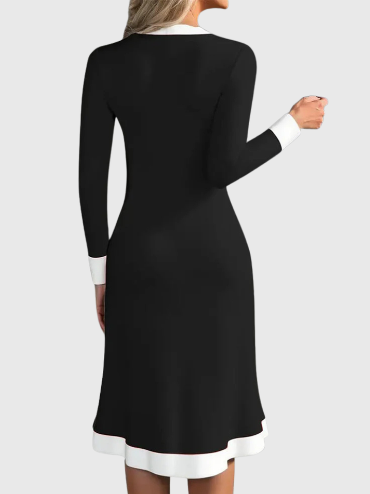 Raine - Classic Contrast Dress