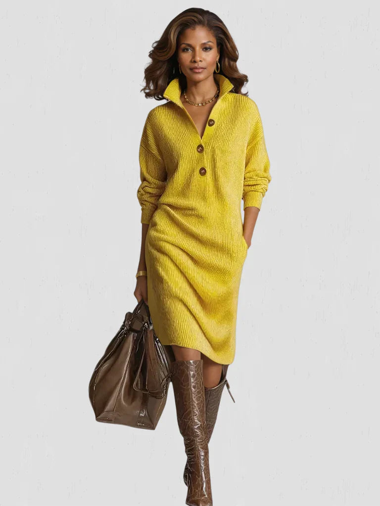 JUDI - Elegant Sweater Dress