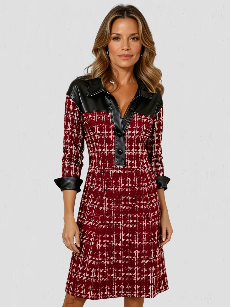 Abbey - Classic Monochrome Dress