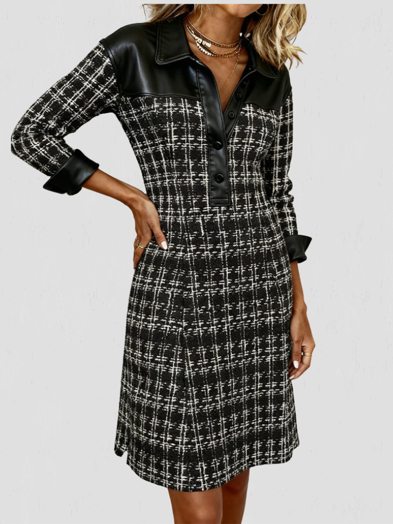 Abbey - Classic Monochrome Dress