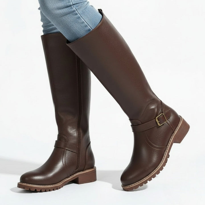 Stella™ | Women’s Knee-High Buckle Boots