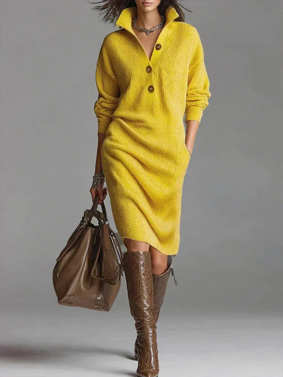 JUDI - Elegant Sweater Dress