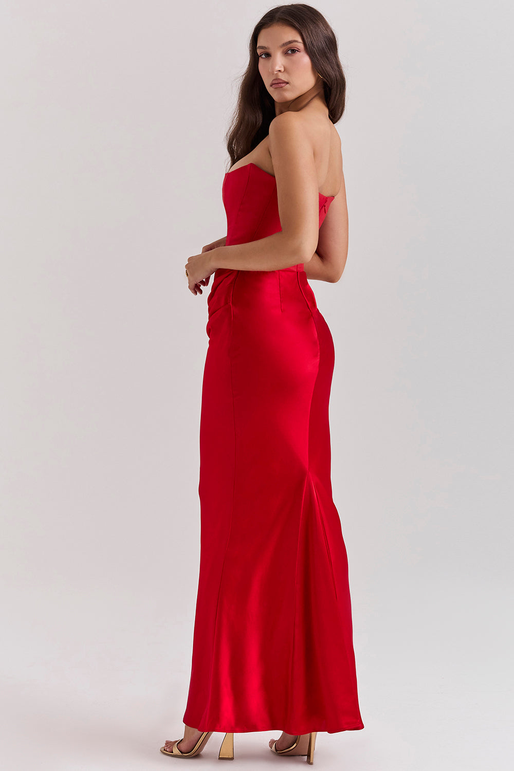 CYRILLA - Draped Elegance Dress