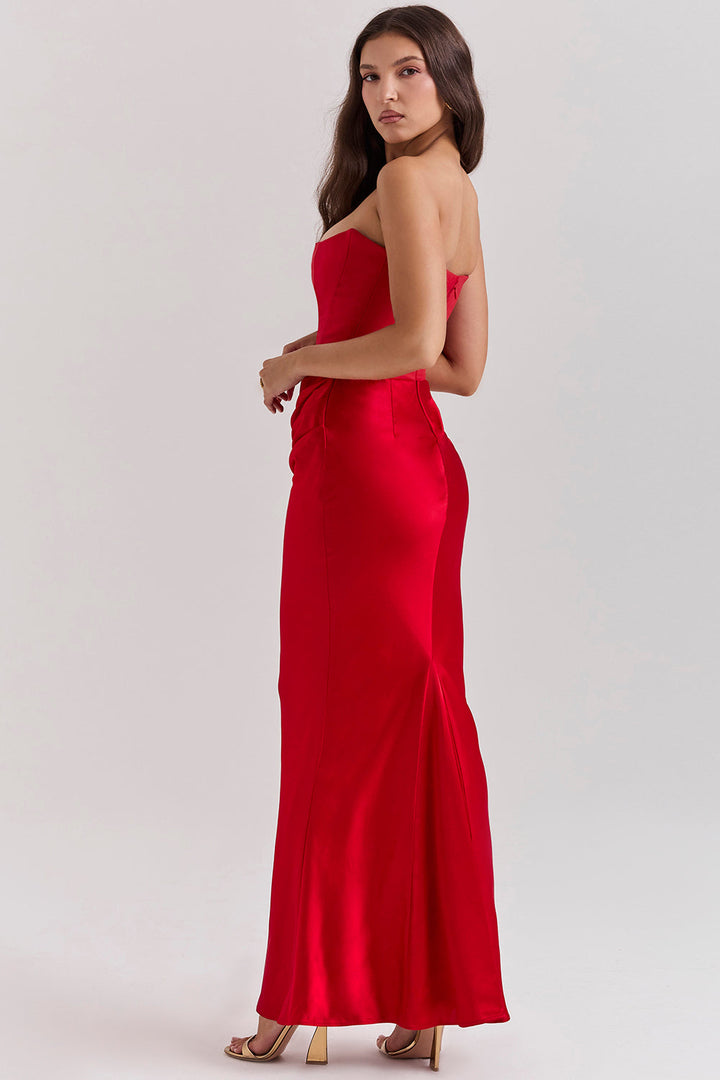 CYRILLA - Draped Elegance Dress