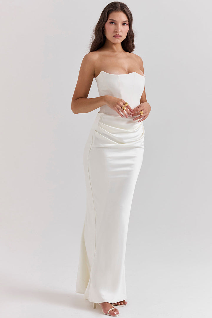 CYRILLA - Draped Elegance Dress